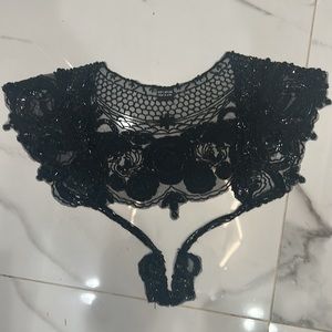 Sequined Beaded Dressy Collar